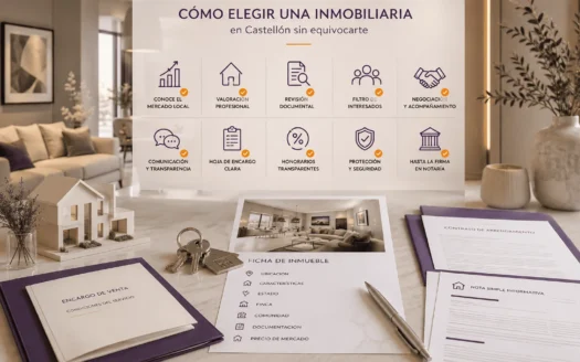 Cómo elegir una inmobiliaria en Castellón con criterio profesional y gestión segura.