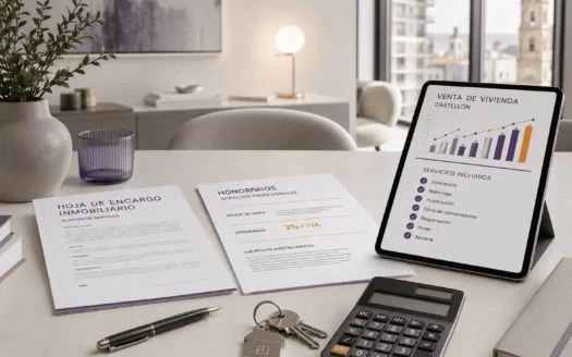 Honorarios de inmobiliaria para vender un piso en Castellón con Inmobiliaria Eva Consulting 2017.