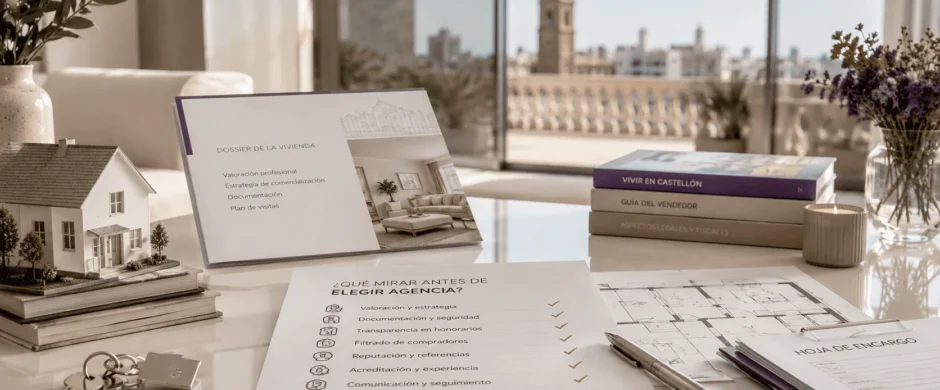 Mejores inmobiliarias en Castellón con criterios de valoración, documentación, honorarios y acompañamiento profesional.