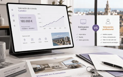 Valoración online de vivienda en Castellón revisada por Inmobiliaria Eva Consulting 2017.